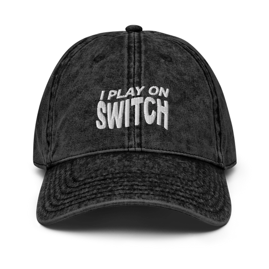 Vintage I Play On Switch Dad Hat